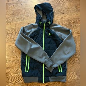 Men’s Under Armor Jacket Green and Gray